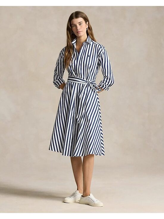 Ralph Lauren Dresses & Skirts - New Ralph Lauren Stripe midi dress size 12